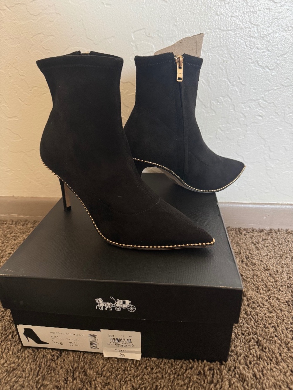 Coach Weston Strech Bootie black size Us 7.5 B